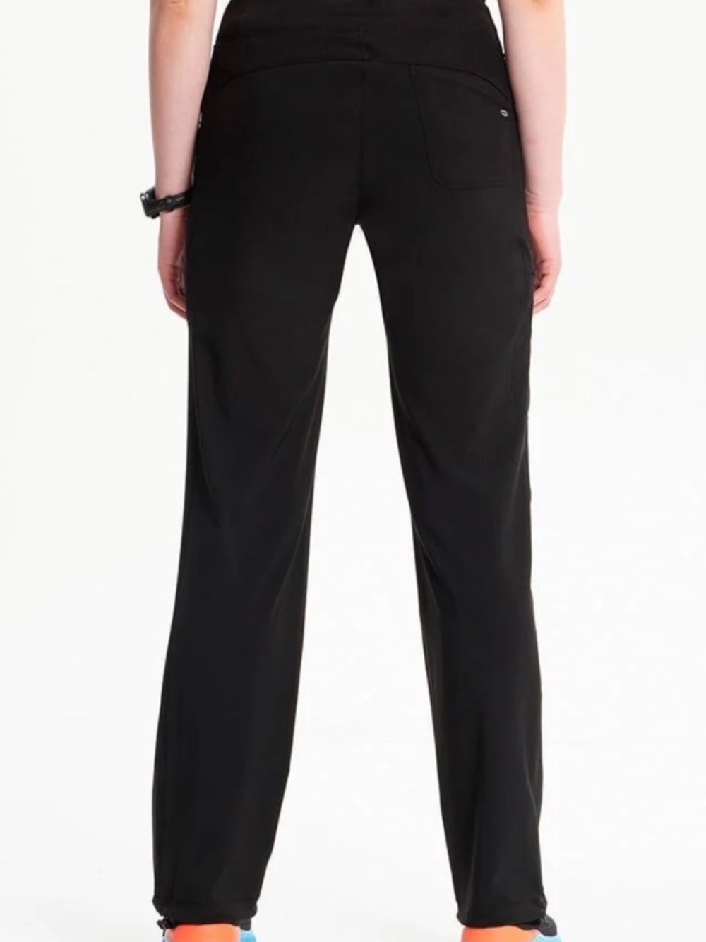 Infinity Scrub Pants Women’s M Black Stretch Drawstring Medical Uniform - Picture 2 of 11